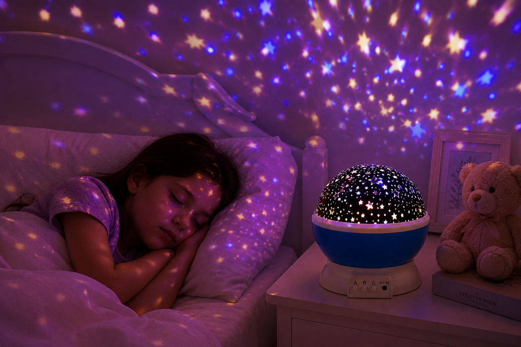 DreamGlow Rotating Projector Lamp