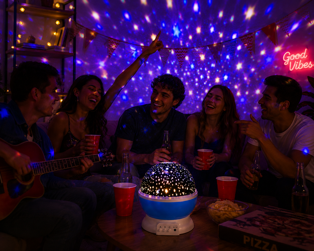 DreamGlow Rotating Projector Lamp