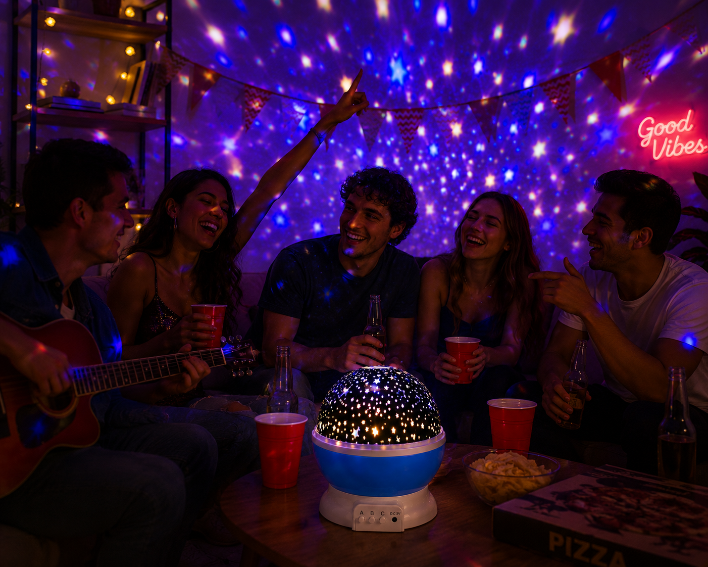 DreamGlow Rotating Projector Lamp